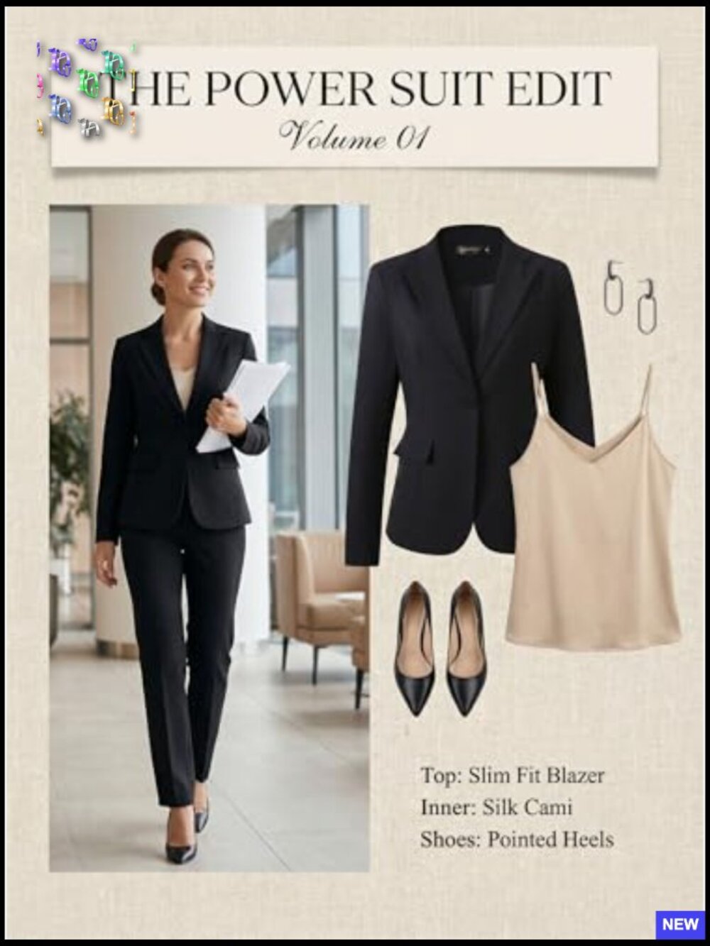 Slim Fit Blazer Business Casual Office Wear Minimalist Chic Lightweight - Picture 4 of 7